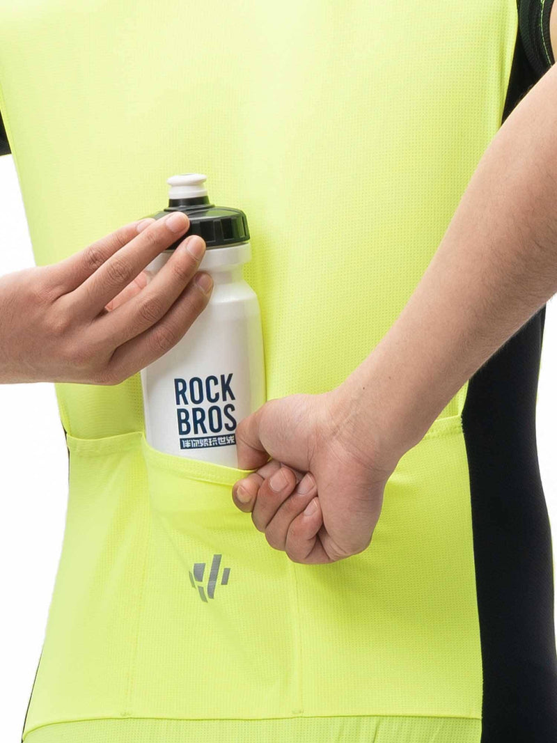 Men's AIKE Half-Zip Short-Sleeve Cycling Jersey-3