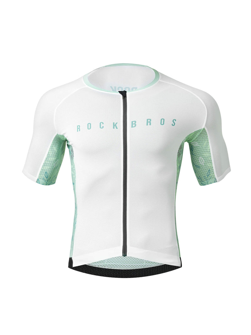 Men's Birds & Flowers Short-Sleeve Cycling Jersey-2