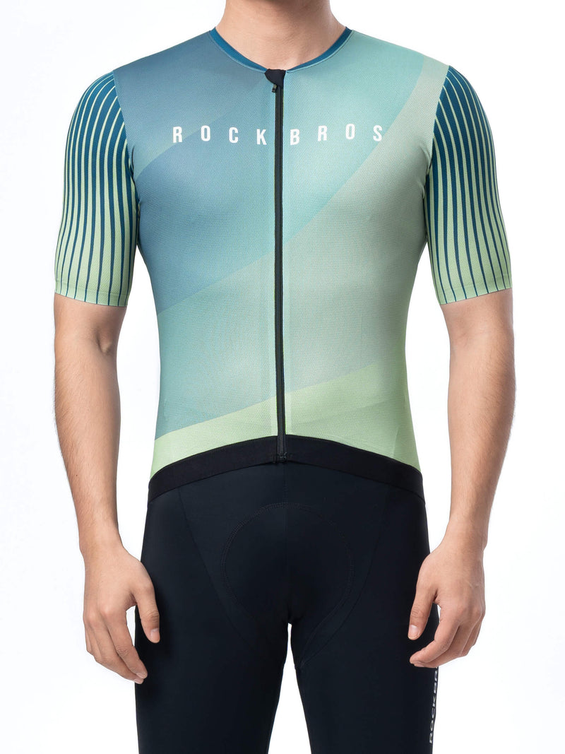 Men's Birds & Flowers Short-Sleeve Cycling Jersey-12