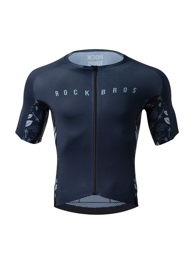 Men's Birds & Flowers Short-Sleeve Cycling Jersey-18