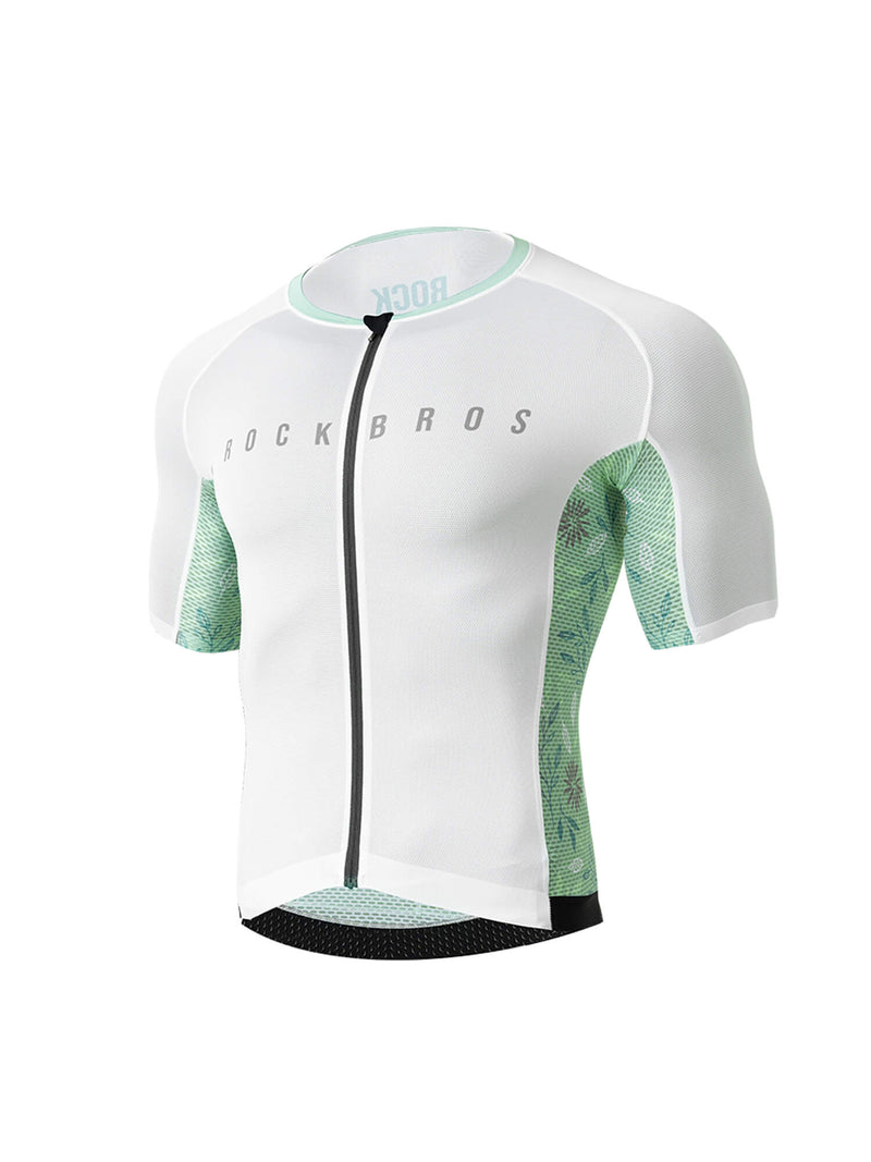 Men's Birds & Flowers Short-Sleeve Cycling Jersey-1
