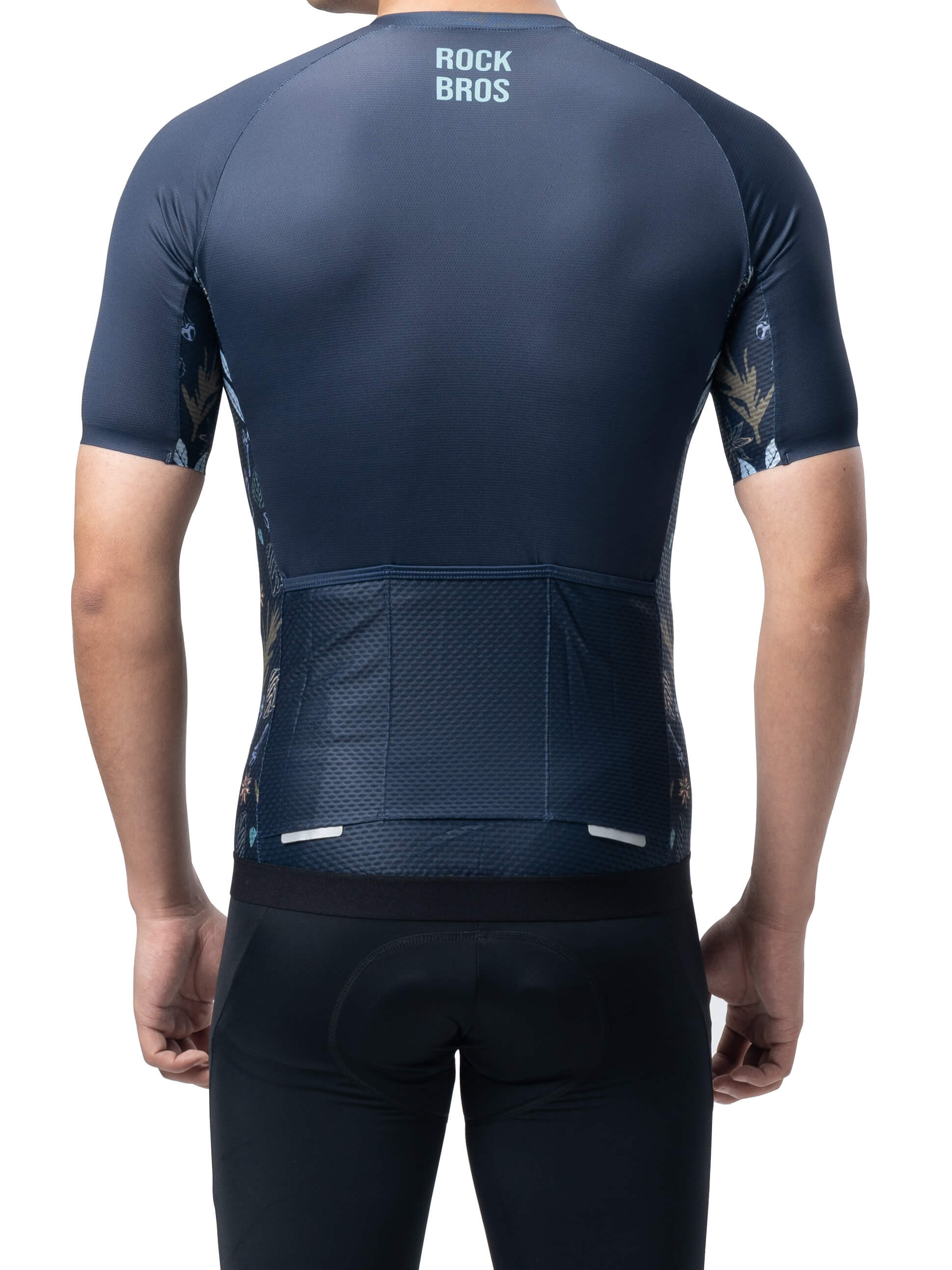 Men's Birds & Flowers Short-Sleeve Cycling Jersey-22