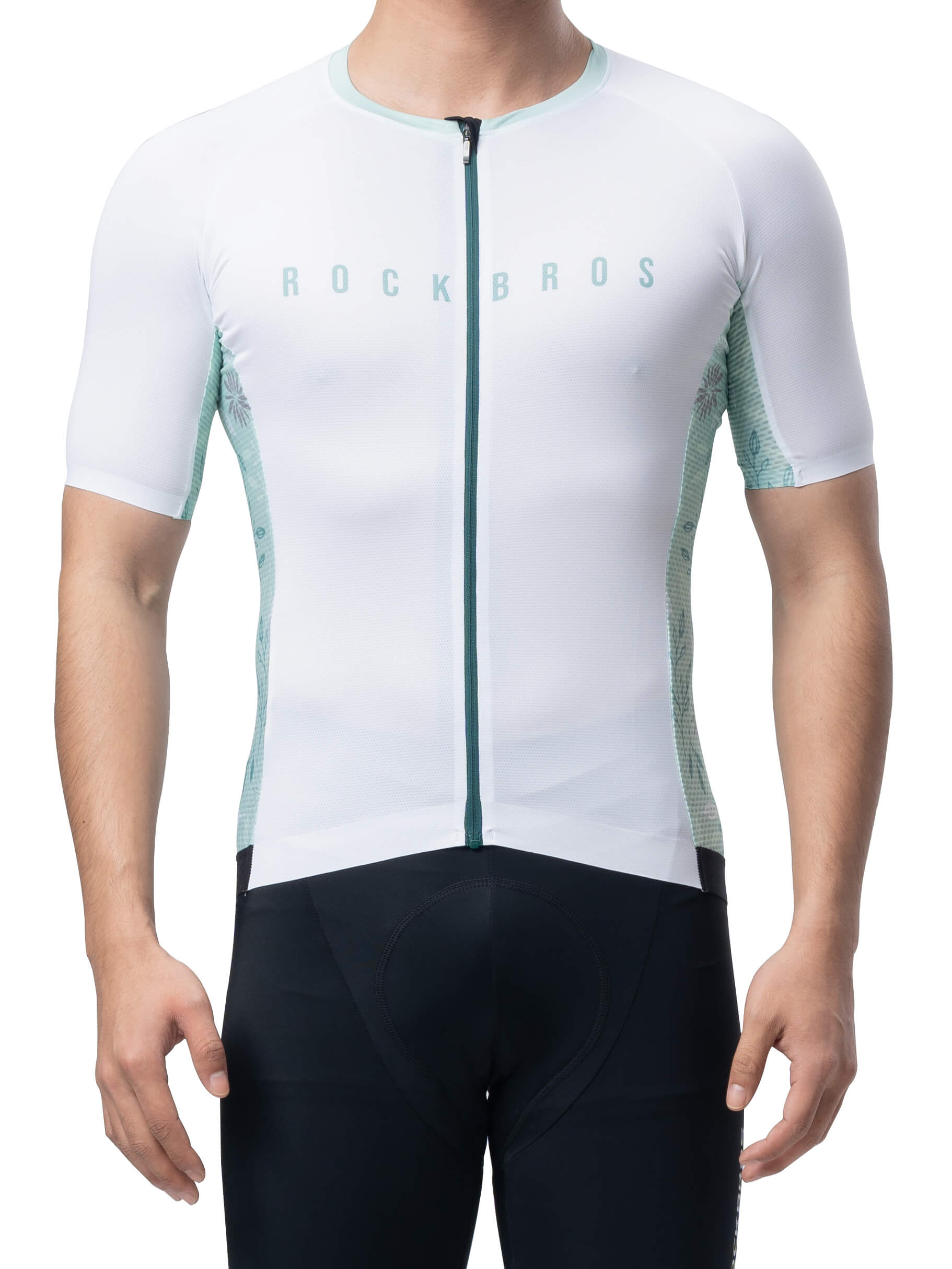 Men's Birds & Flowers Short-Sleeve Cycling Jersey-4