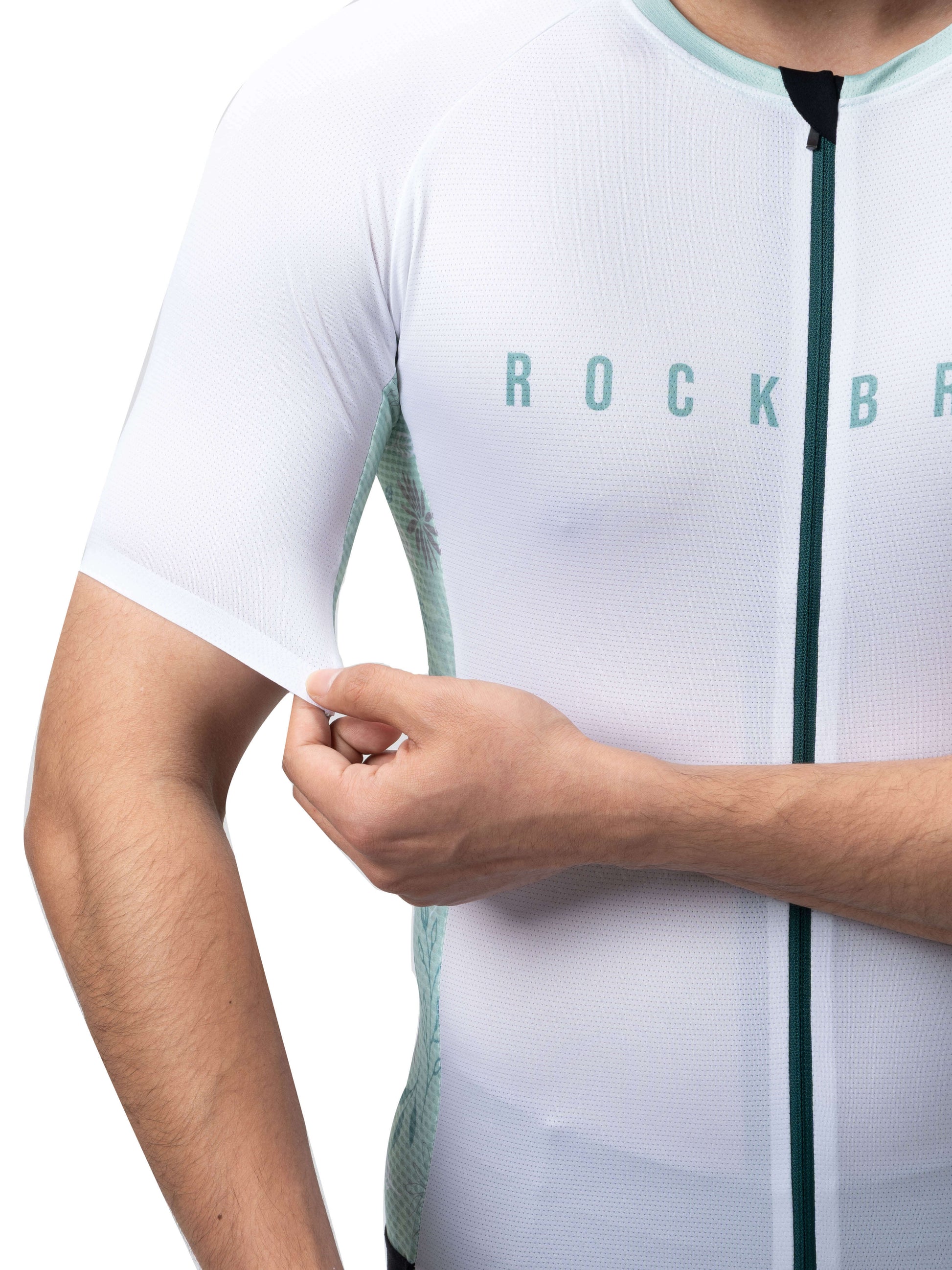 Men's Birds & Flowers Short-Sleeve Cycling Jersey-8