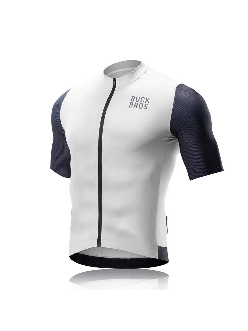 Men's Breathable Short-Sleeve Cycling Jersey-1