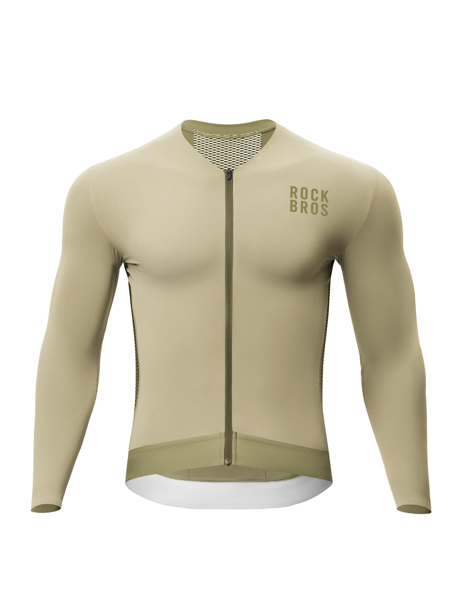 Men's Colorblock Long-Sleeve Cycling Jersey-11