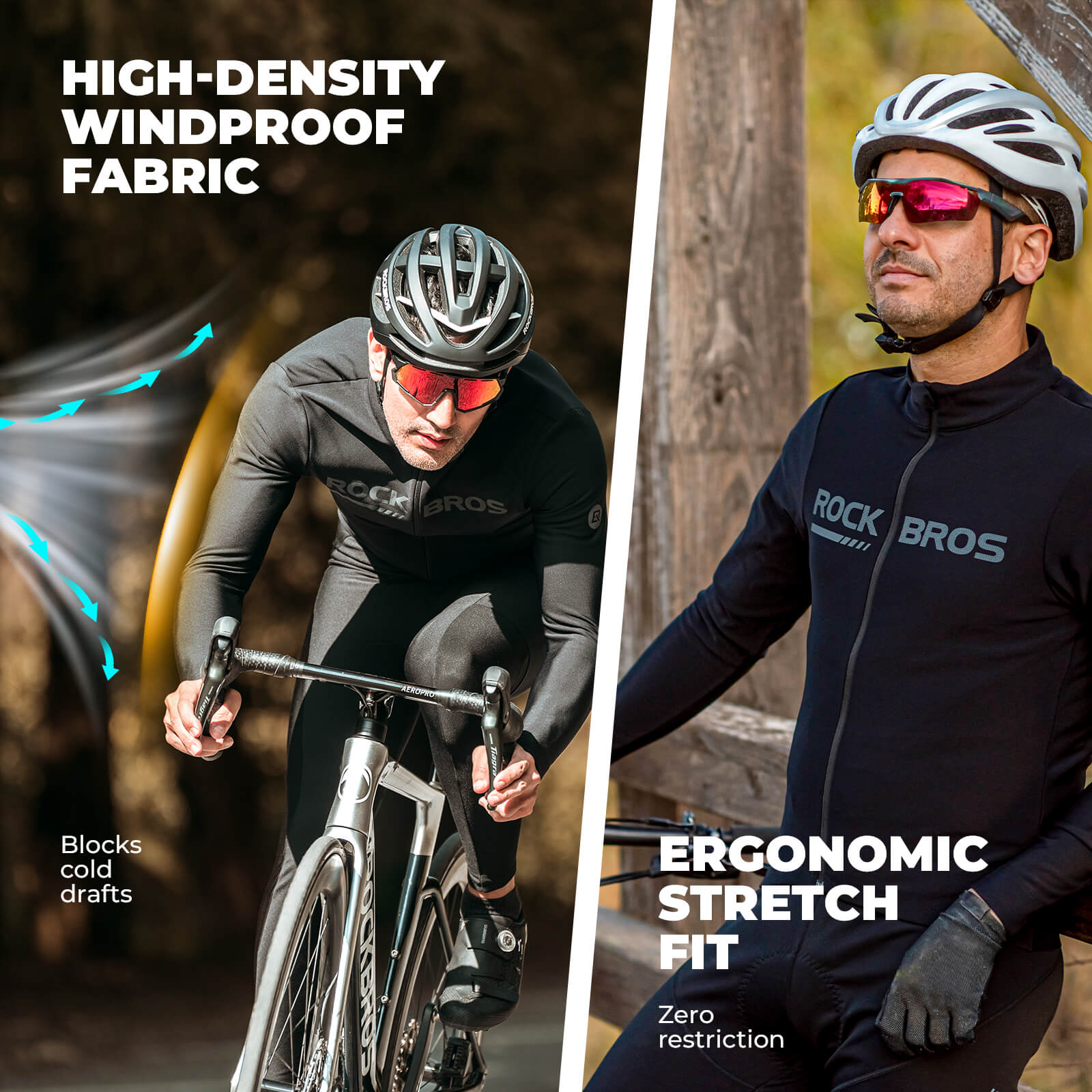 Men's Long-Sleeve Thermal Cycling Jersey-4