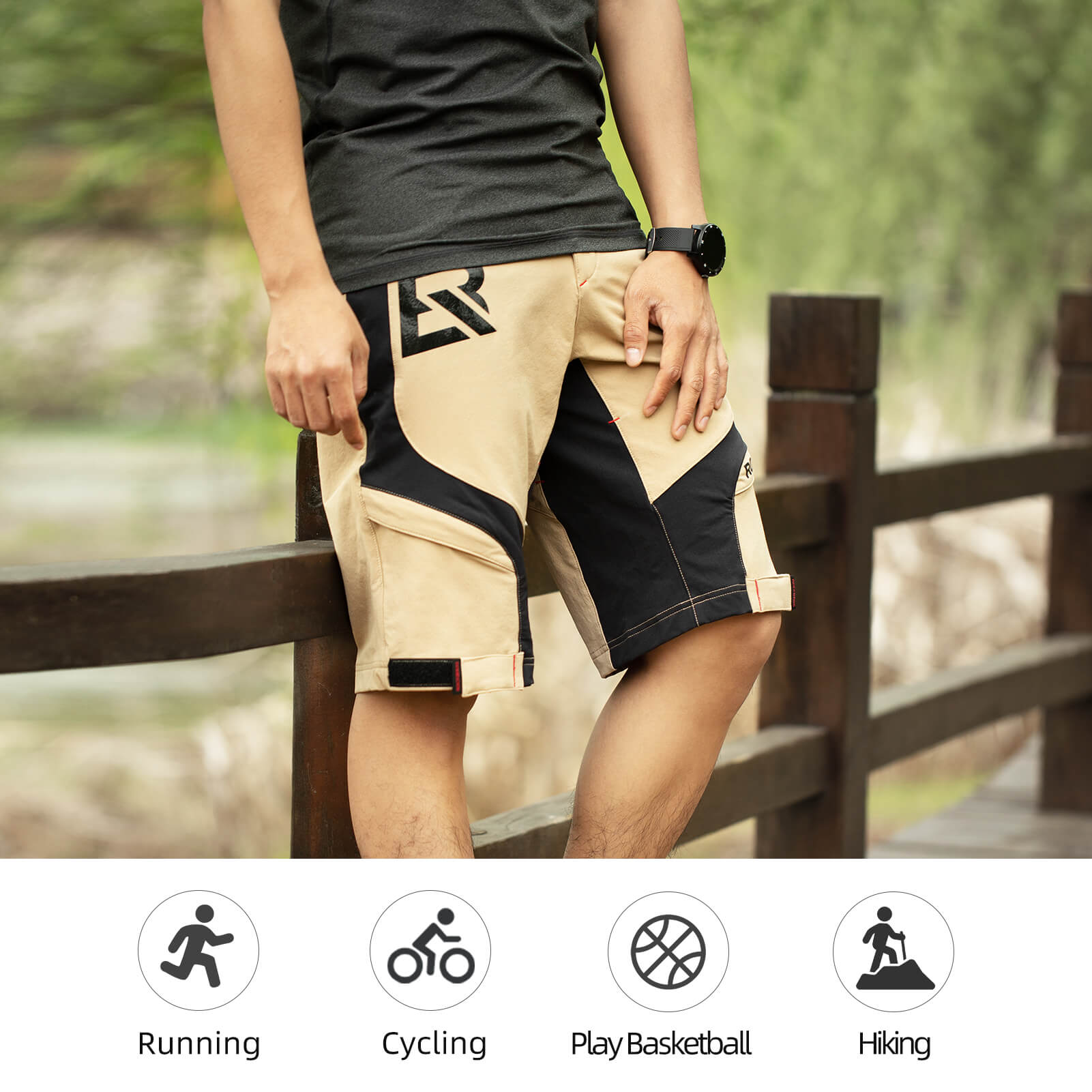 Men's MTB Shorts with Detachable 4D Padded Liner-12