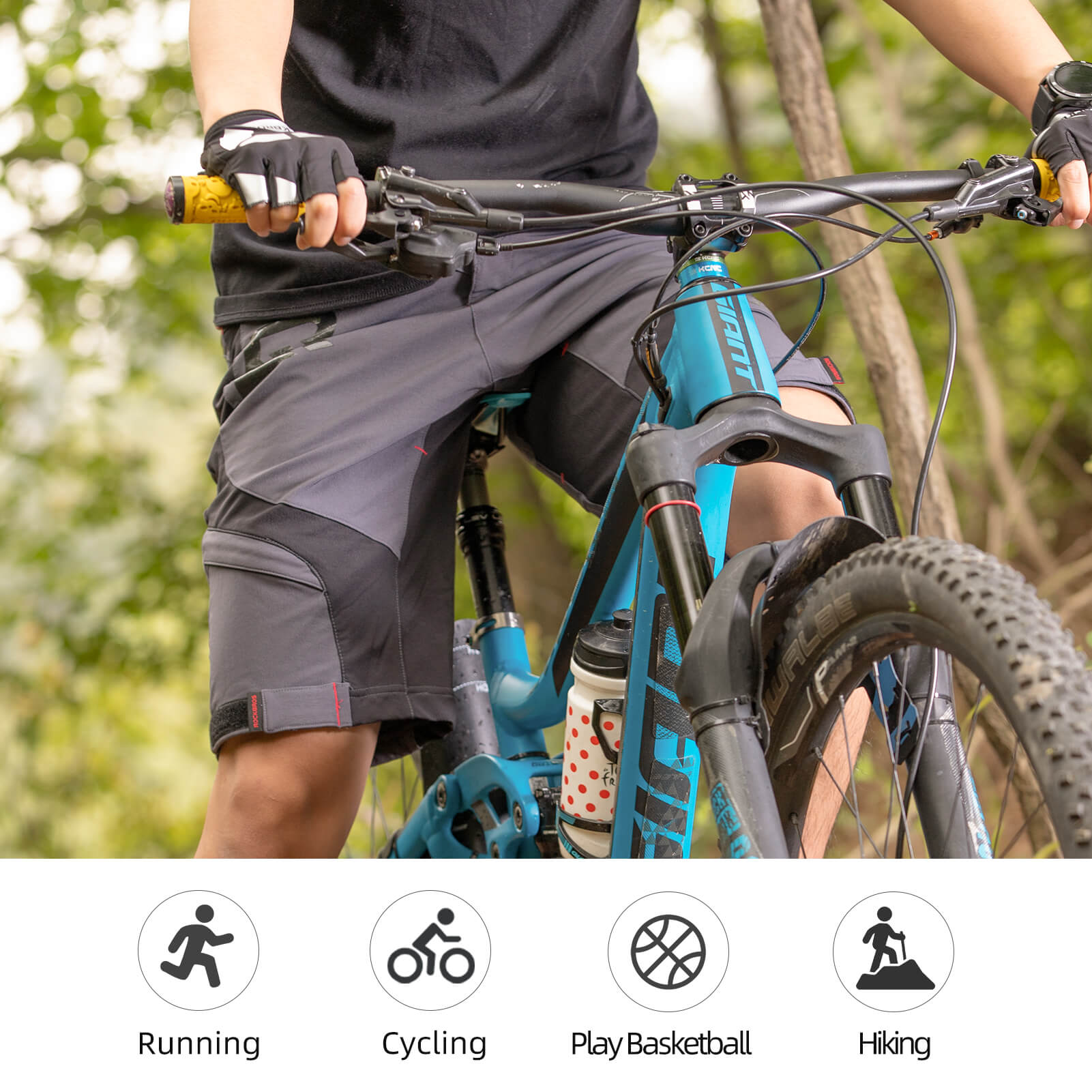 Men's MTB Shorts with Detachable 4D Padded Liner-13