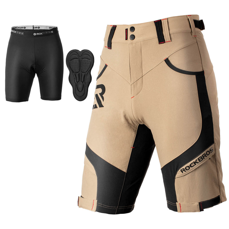 Men's MTB Shorts with Detachable 4D Padded Liner-2