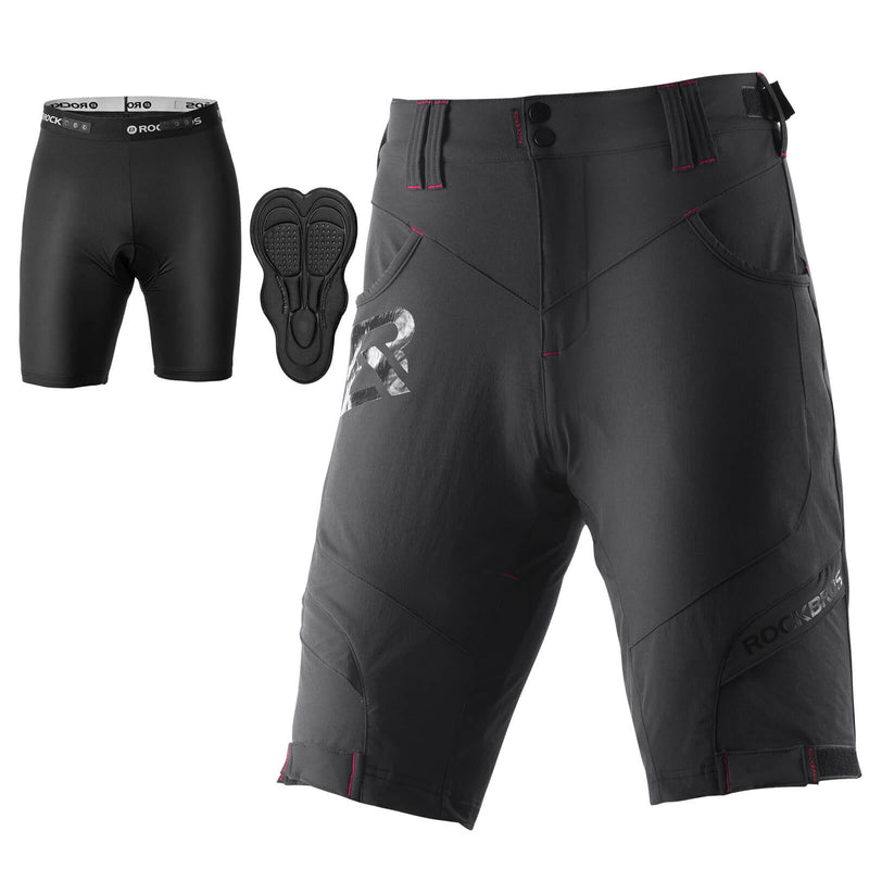 Men's MTB Shorts with Detachable 4D Padded Liner-1