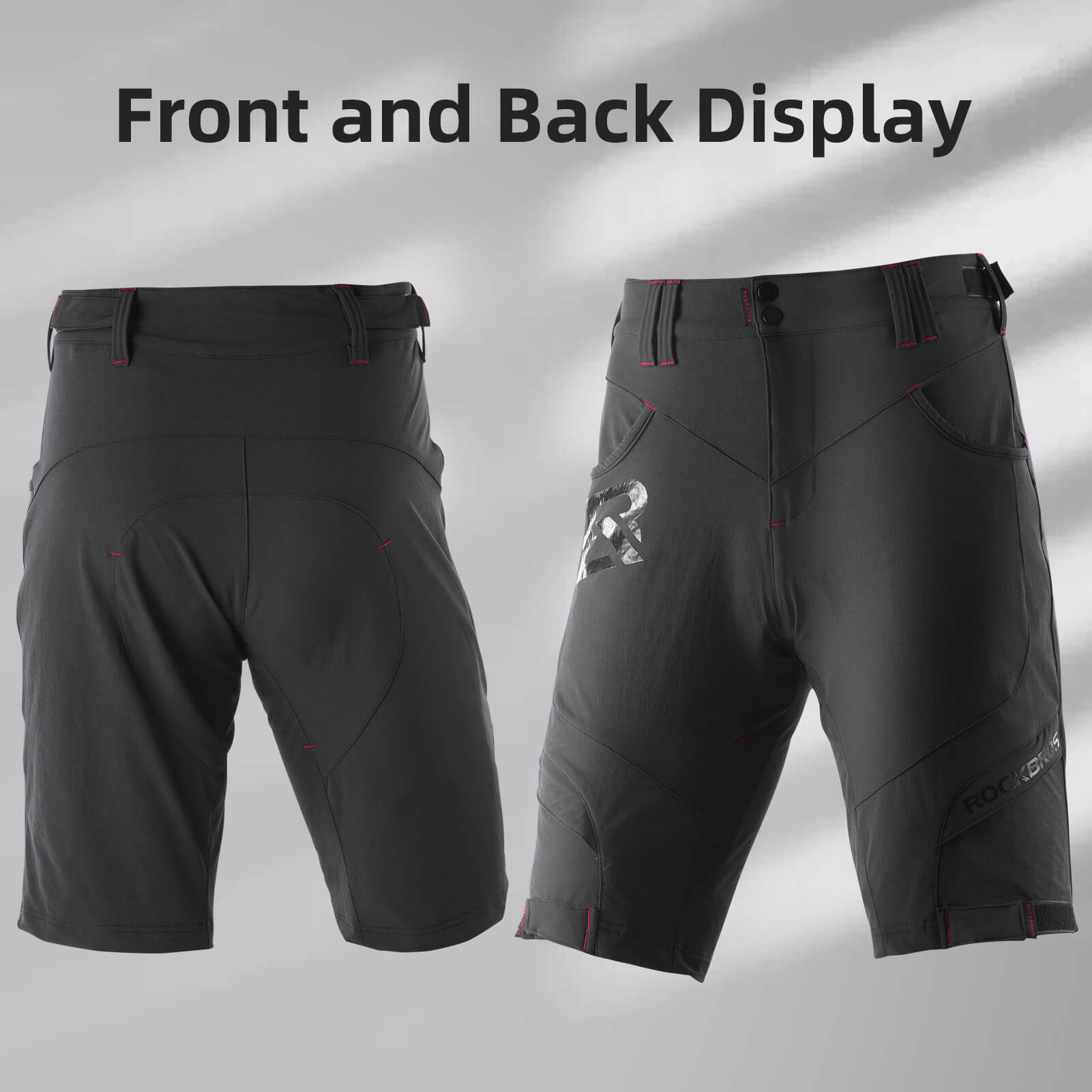 Men's MTB Shorts with Detachable 4D Padded Liner-4