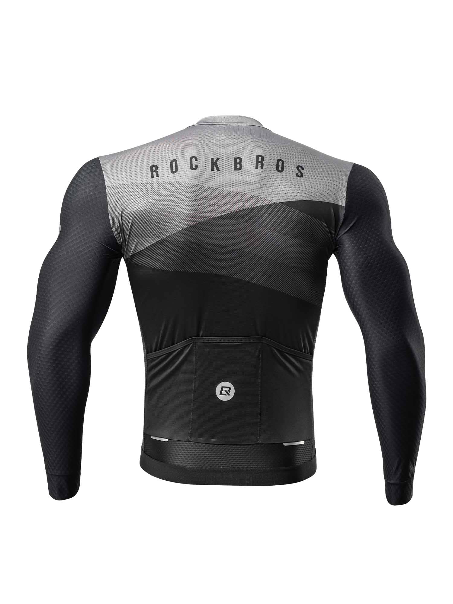 Men's Quick-Dry Long-Sleeve Cycling Jersey-3