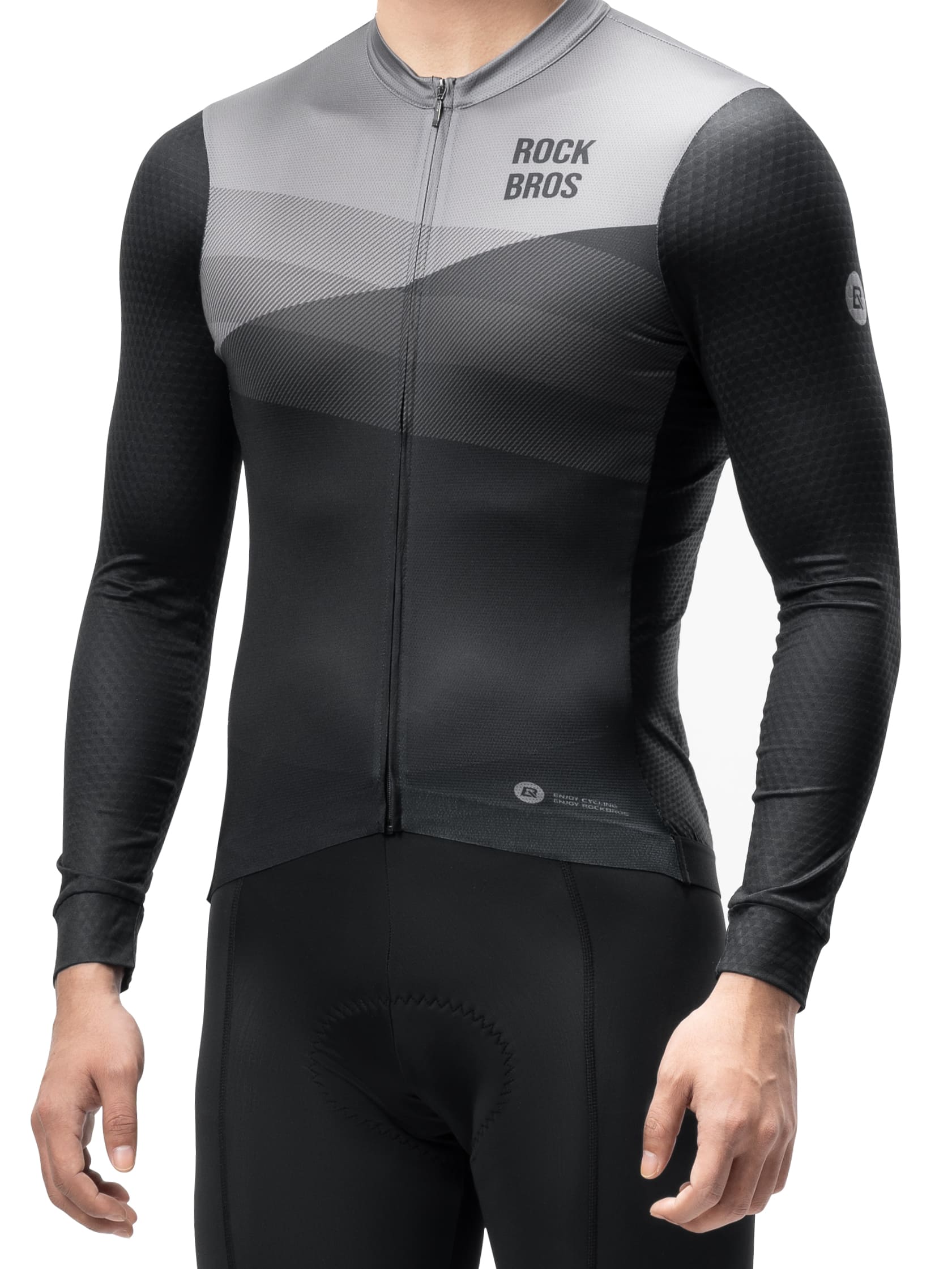 Men's Quick-Dry Long-Sleeve Cycling Jersey-5