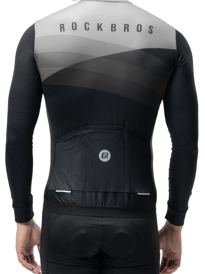 Men's Quick-Dry Long-Sleeve Cycling Jersey-6