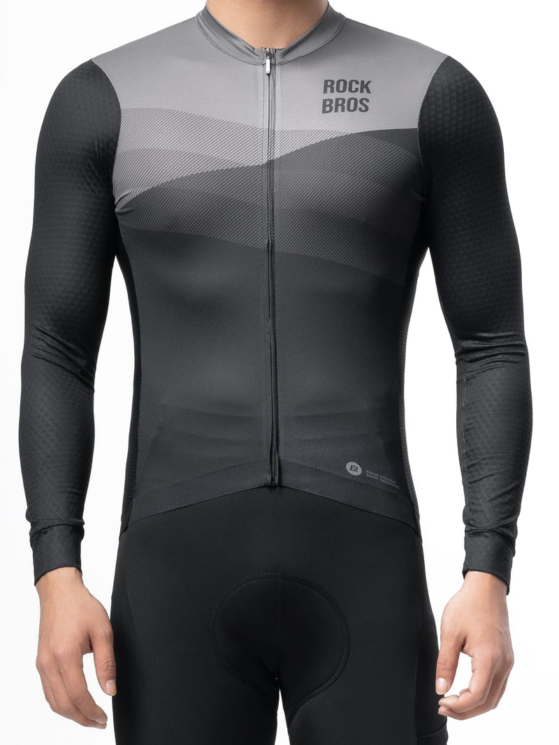Men's Quick-Dry Long-Sleeve Cycling Jersey-4