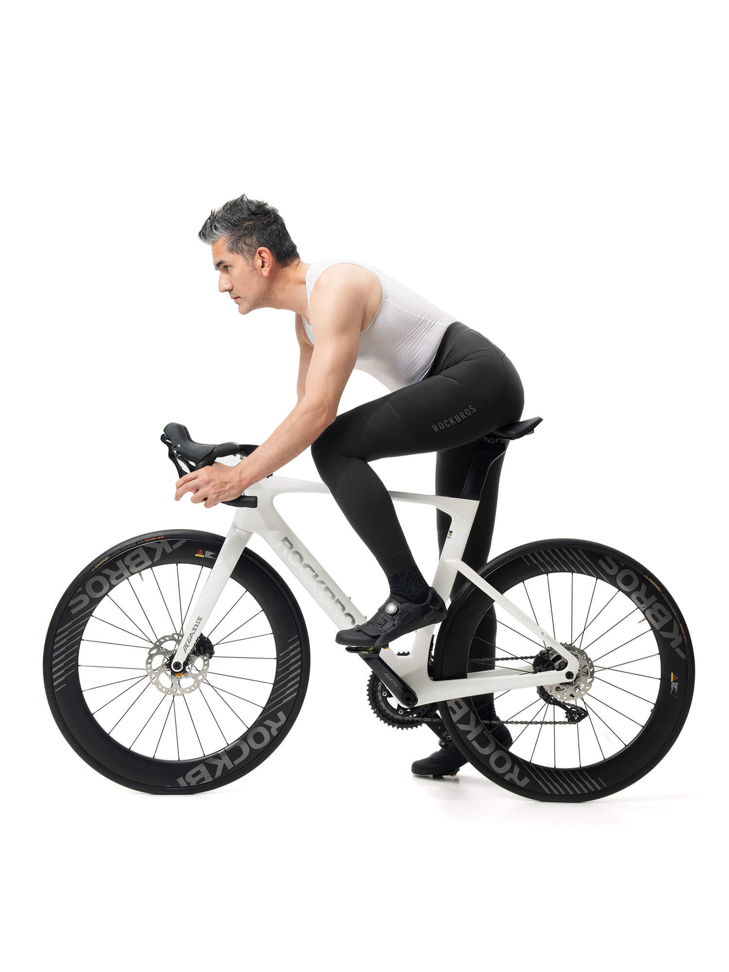 Men's ROAD-TO-SKY Cycling Tights with Elastic Interface® Pad-5