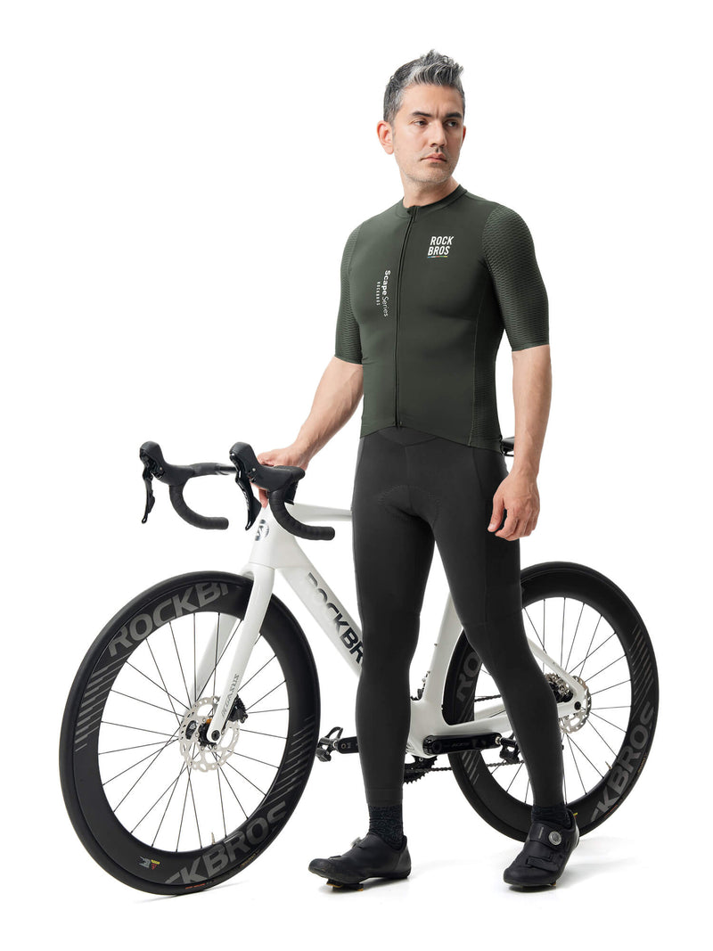 Men's ROAD-TO-SKY Cycling Tights with Elastic Interface® Pad-6
