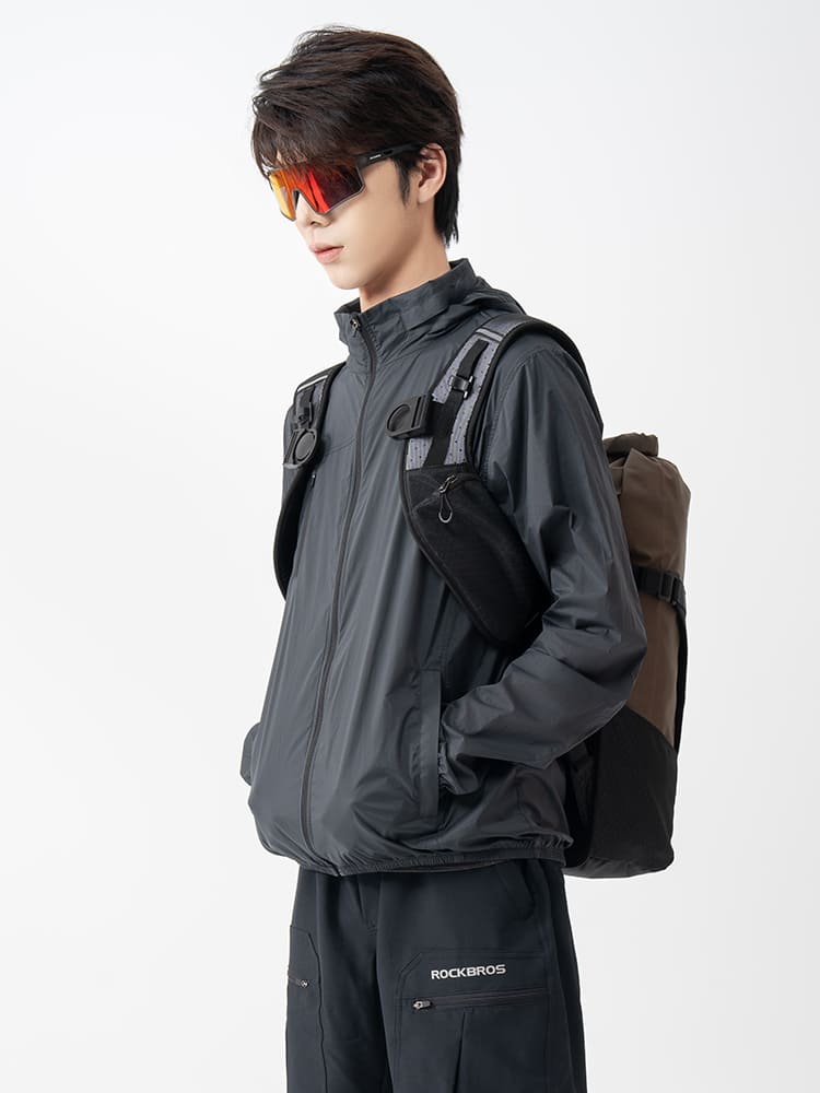 Men's ROAD-TO-SKY Lightweight Cycling Windbreaker-19