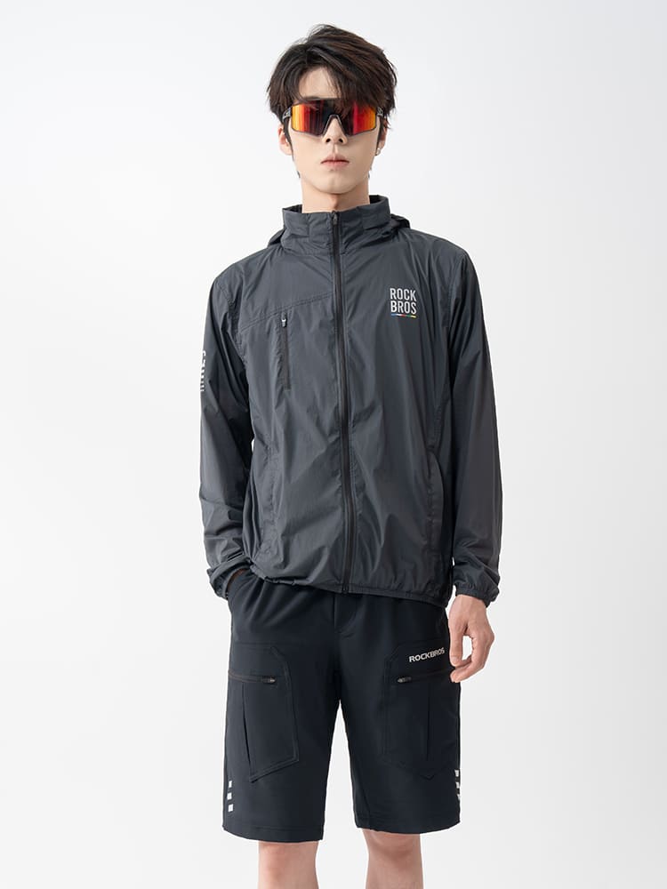 Men's ROAD-TO-SKY Lightweight Cycling Windbreaker-18