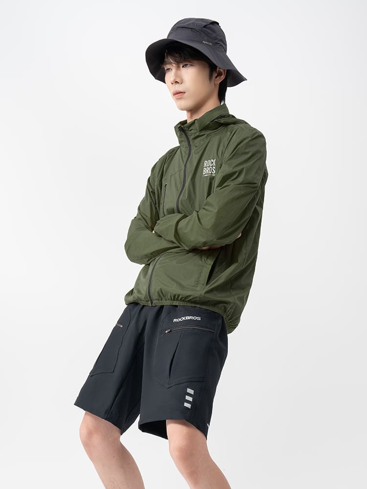 Men's ROAD-TO-SKY Lightweight Cycling Windbreaker-15