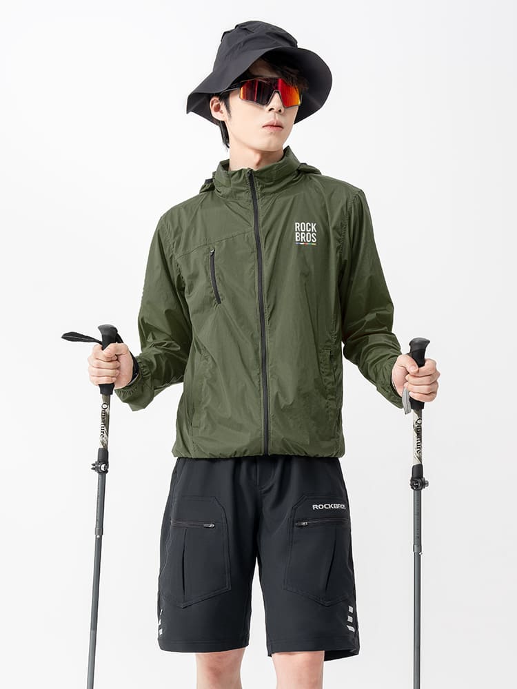 Men's ROAD-TO-SKY Lightweight Cycling Windbreaker-14