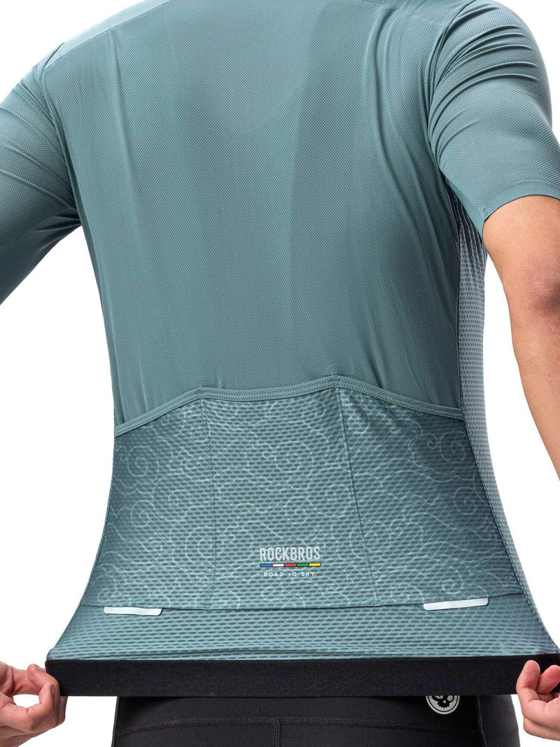 Men's ROAD TO SKY Short-Sleeve Cycling Jersey Pro-8