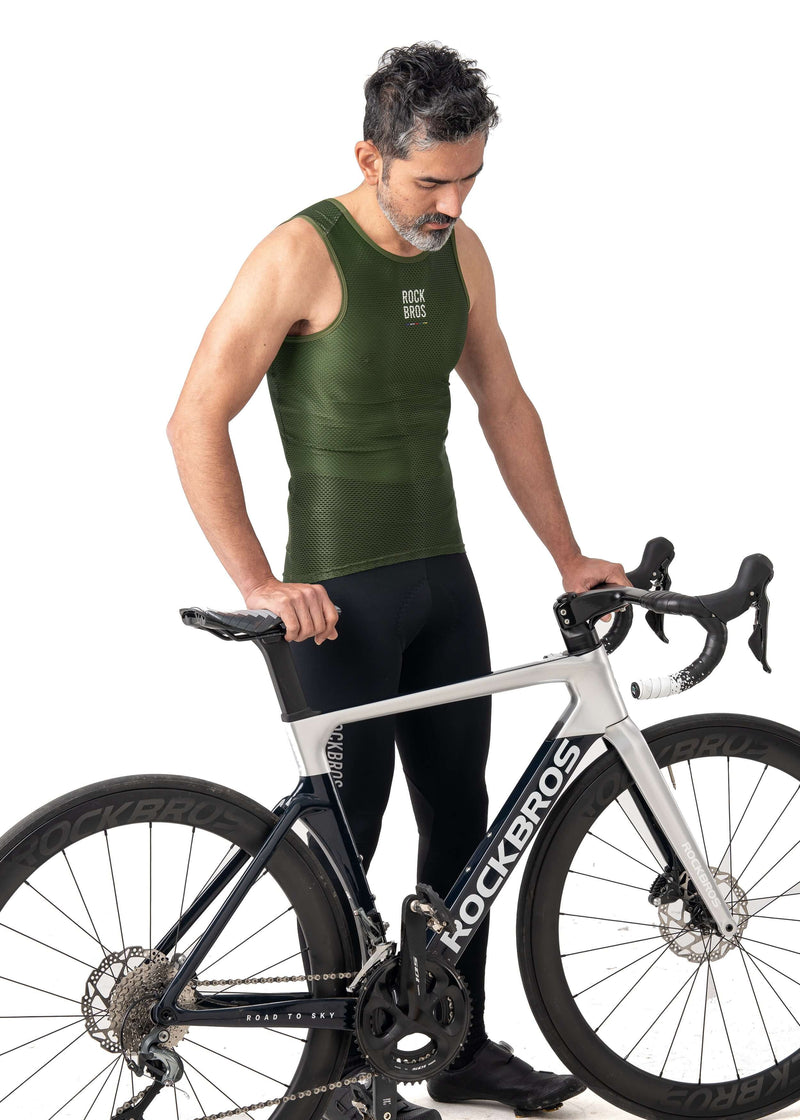 Men's ROAD TO SKY Sleeveless Cycling Base Layer-24