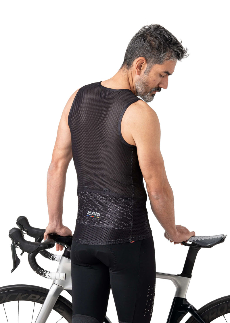 Men's ROAD TO SKY Sleeveless Cycling Base Layer-6