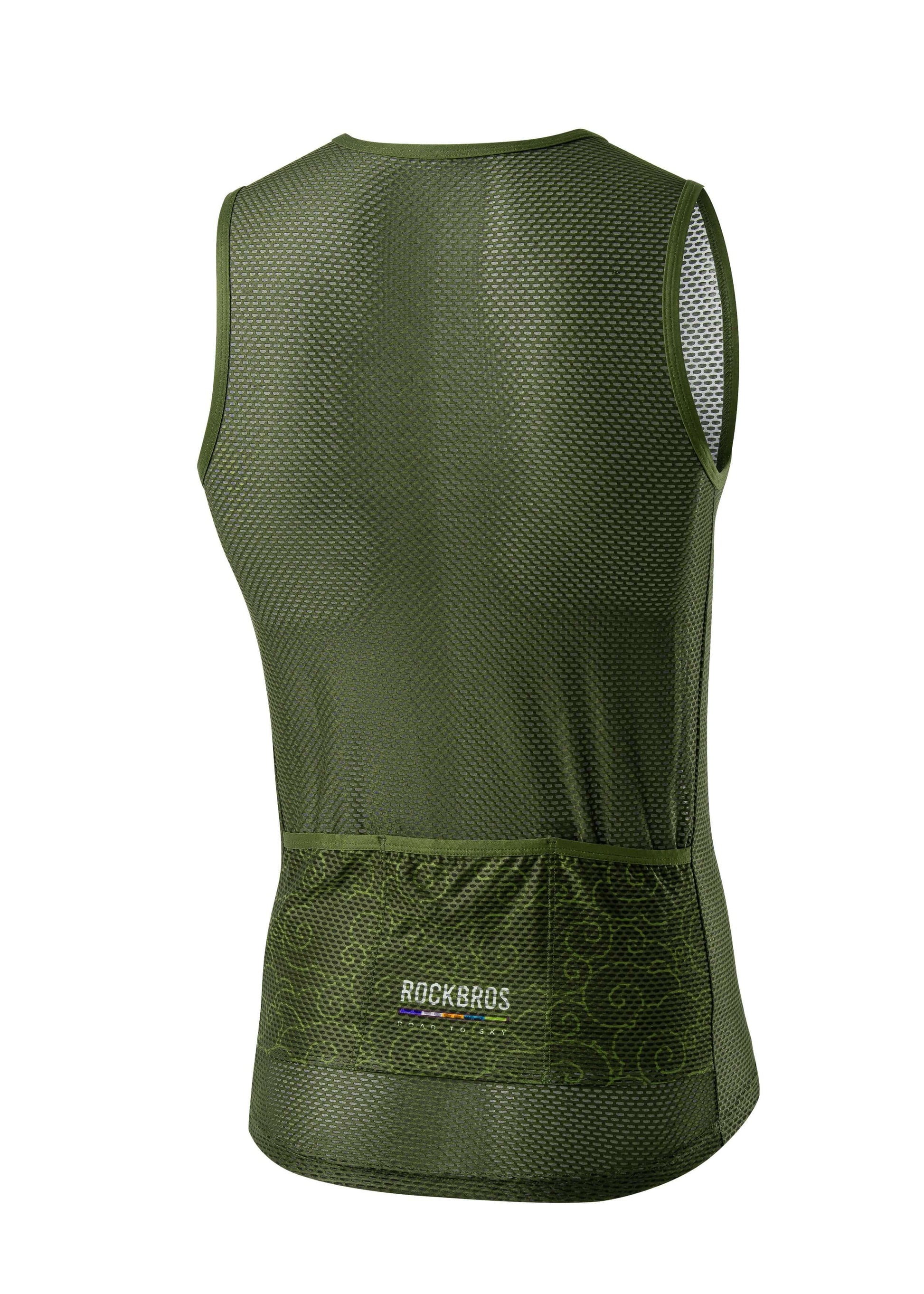 Men's ROAD TO SKY Sleeveless Cycling Base Layer-20
