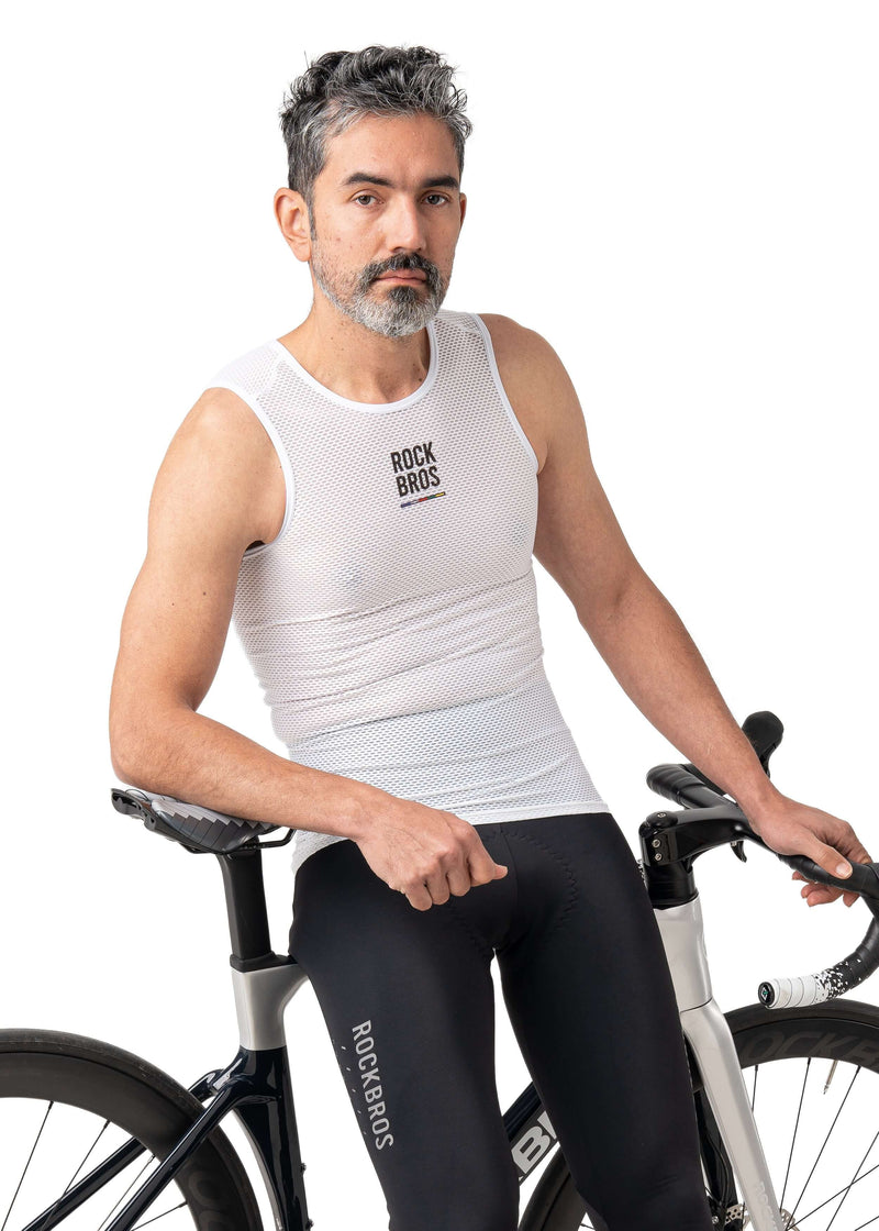 Men's ROAD TO SKY Sleeveless Cycling Base Layer-12