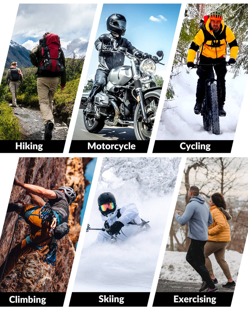 Men's Thermal Fleece Windproof Cycling Pants-8