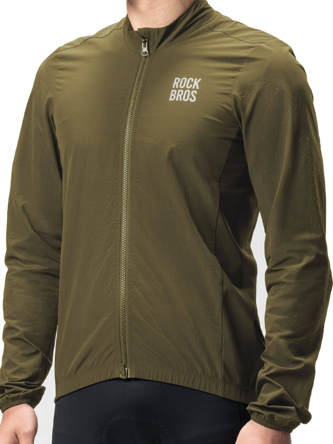 Men's Windproof Cycling Jacket Foldable Bike Windbreaker-6