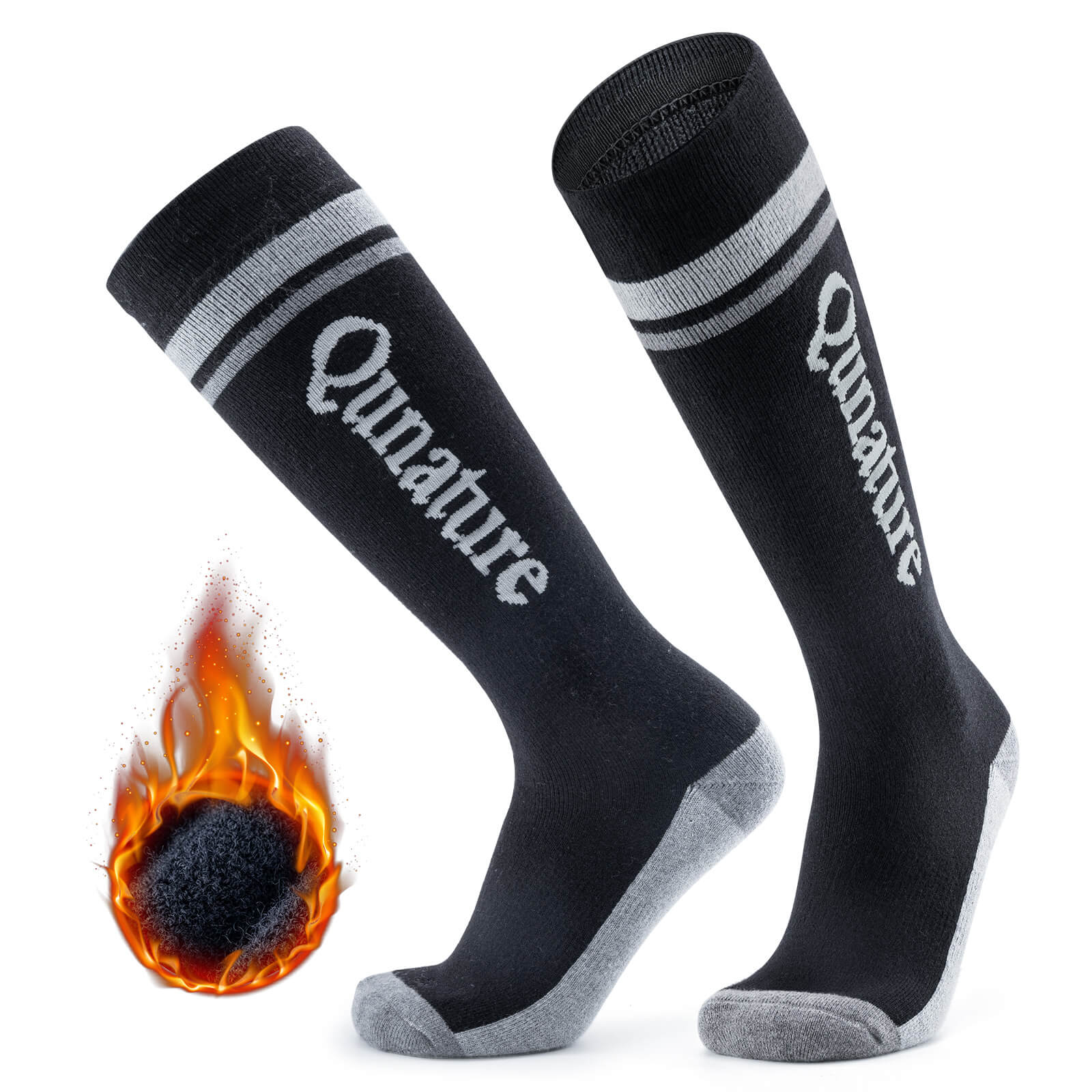 Merino Wool Ski Socks-2