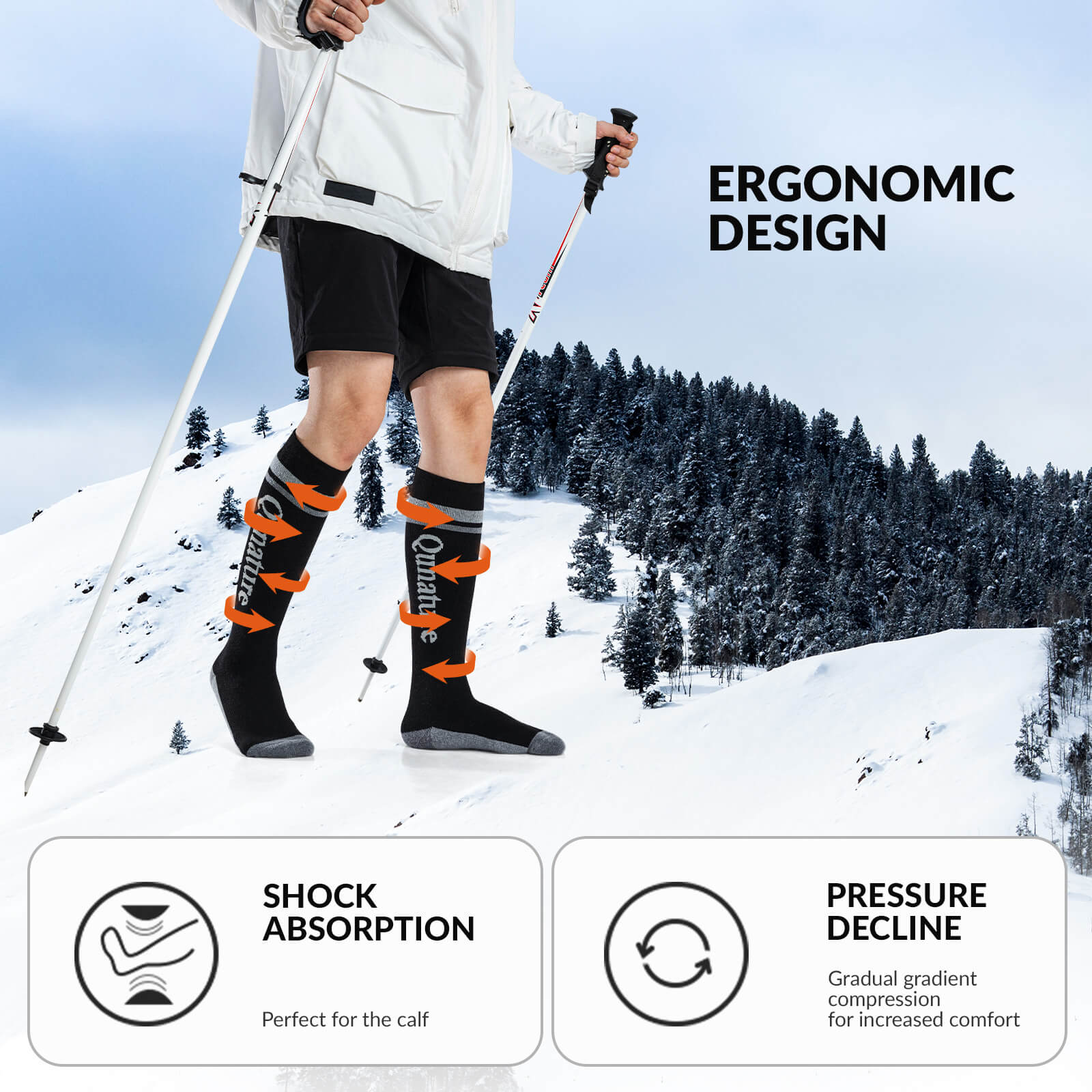 Merino Wool Ski Socks-14
