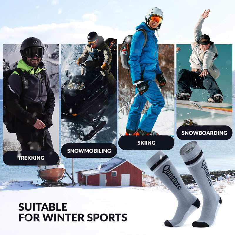 Merino Wool Ski Socks-23