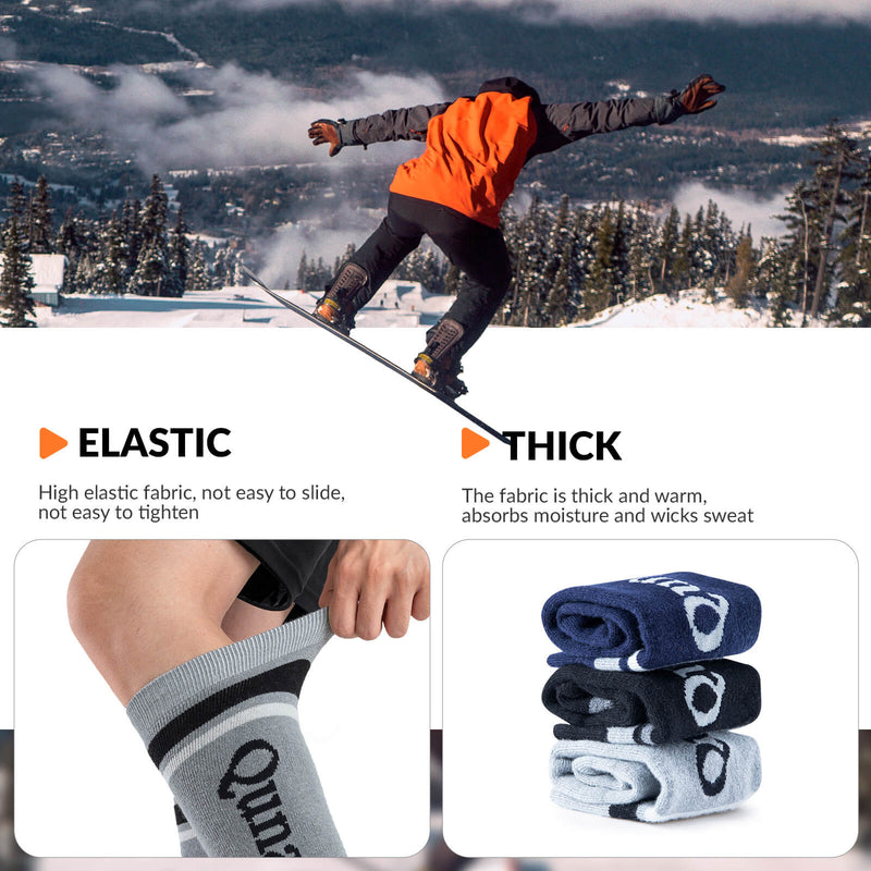 Merino Wool Ski Socks-18