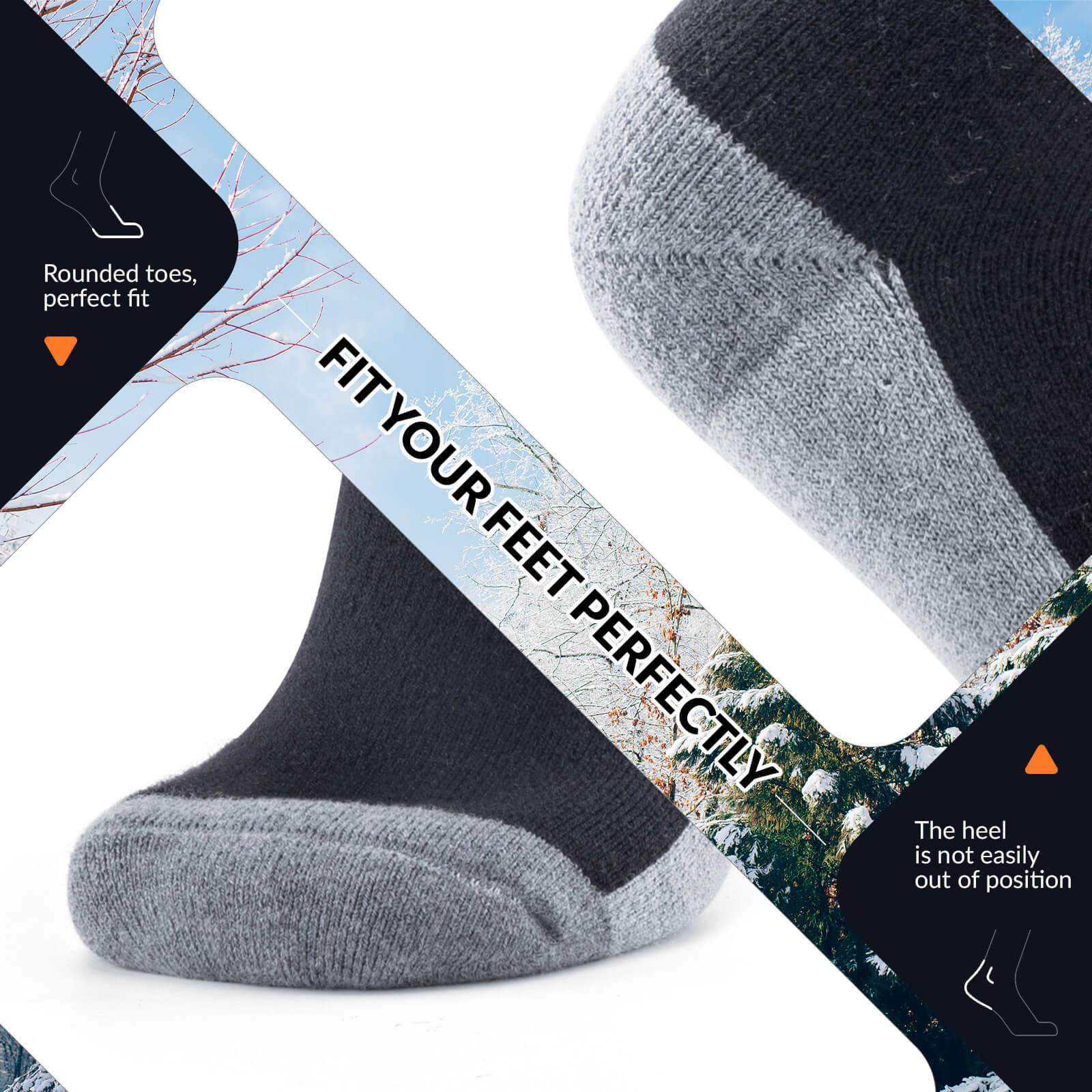 Merino Wool Ski Socks-11