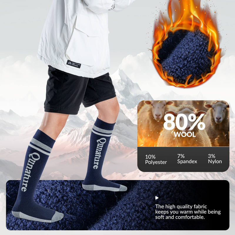 Merino Wool Ski Socks-17