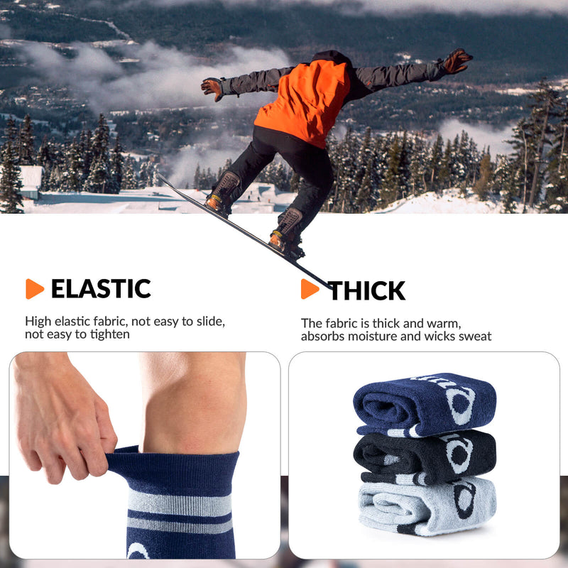 Merino Wool Ski Socks-20