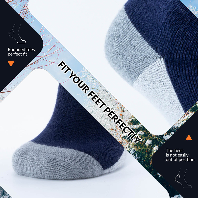 Merino Wool Ski Socks-12