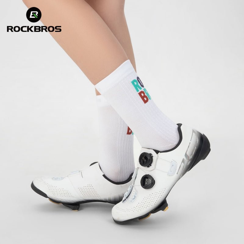 Mid-Calf Breathable Cycling Socks-21