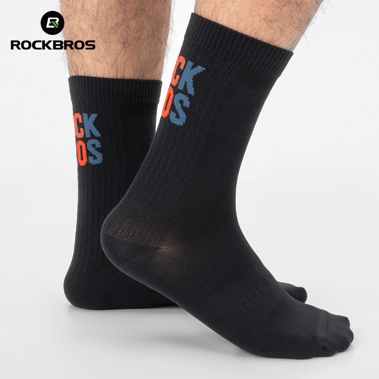 Mid-Calf Breathable Cycling Socks-22