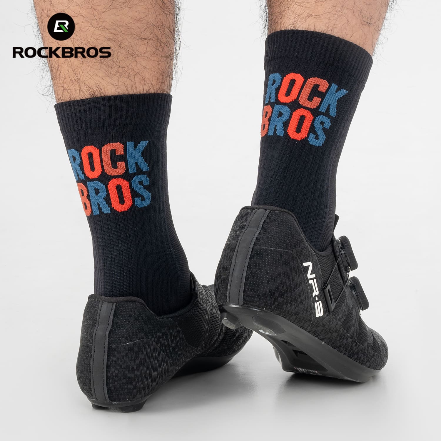 Mid-Calf Breathable Cycling Socks-23