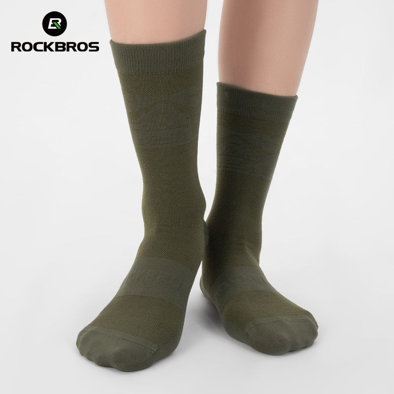 Mid-Calf Breathable Cycling Socks-24