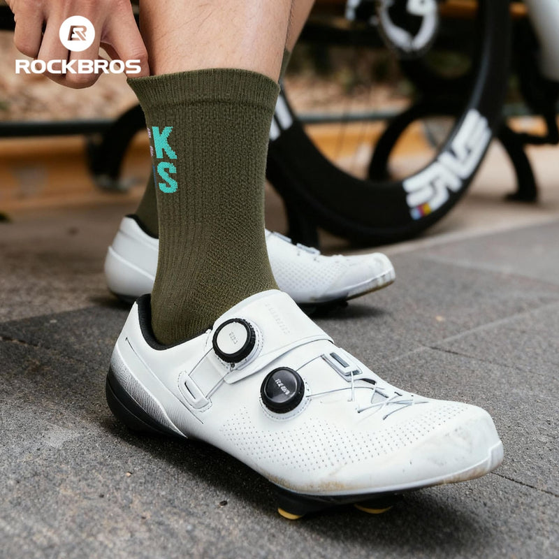 Mid-Calf Breathable Cycling Socks-26