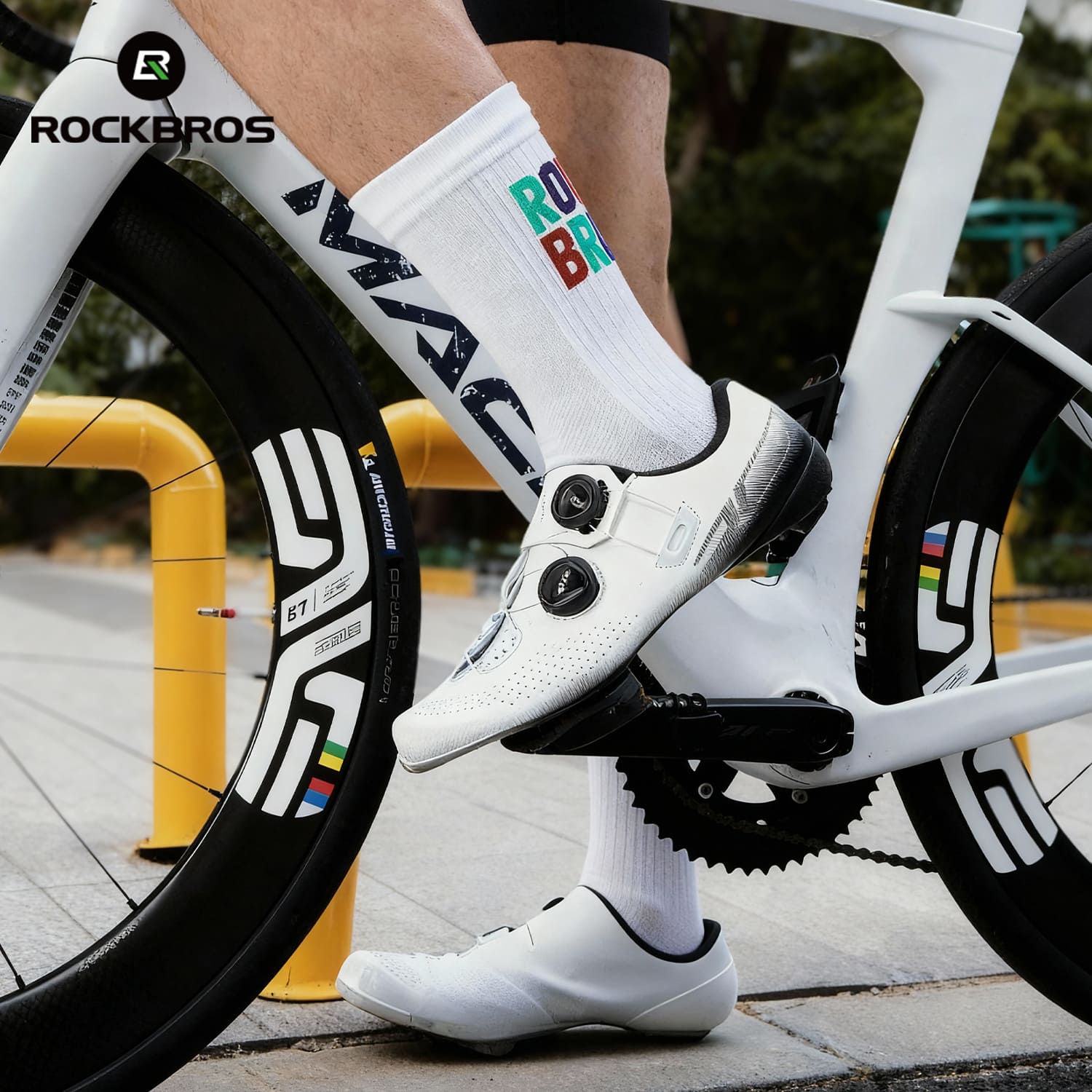 Mid-Calf Breathable Cycling Socks-30