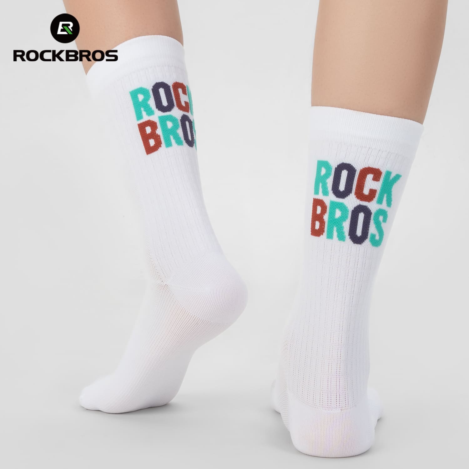 Mid-Calf Breathable Cycling Socks-20