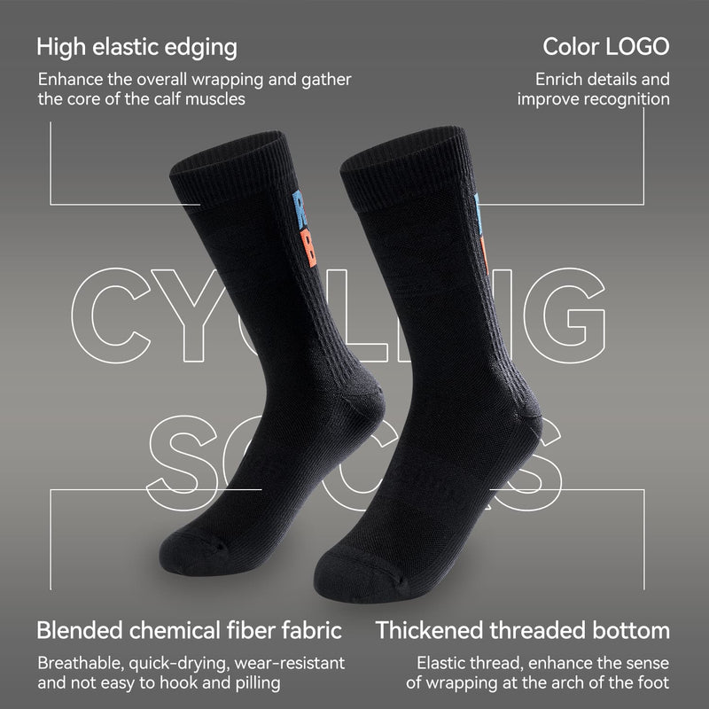 Mid-Calf Breathable Cycling Socks-11
