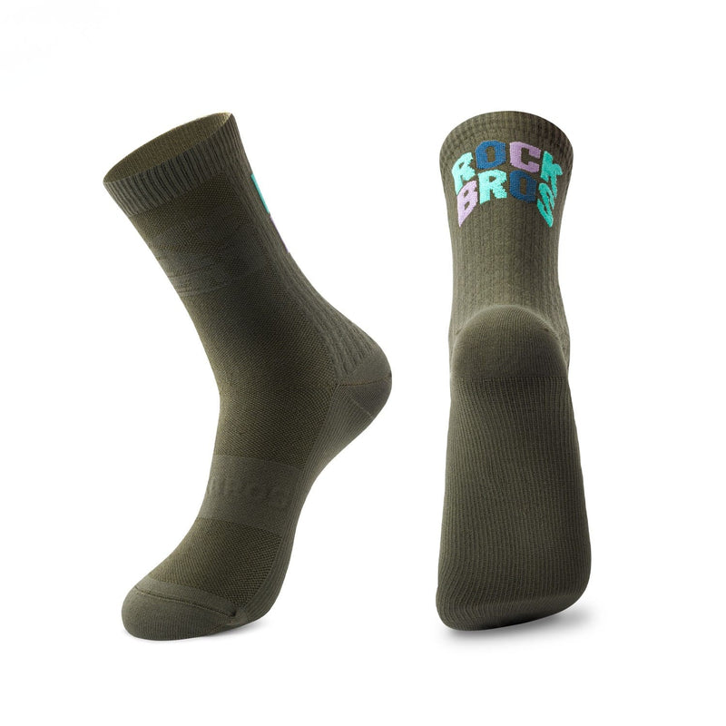 Mid-Calf Breathable Cycling Socks-8